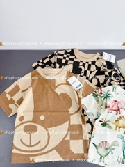 SET 4 ÁO KID BÉ TRAI GẤU KHỦNG LONG SẴN