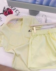 SET VÀNG CỔ TIM LOGO THÊU NỮ