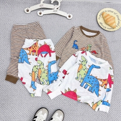 SET 2 BỘ DÀI KHỦNG LONG CHẤT XƯỢC BÉ TRAI (SALE 86k)