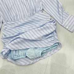 VÁY KẺ LIỀN KÈM TAG HOA TRÀ NỮ HÀNG ĐẸP TK SẴN