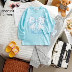SET BỘ DÀI TAY SIZE ĐẠI HÌNH HOẠT HÌNH BÉ GÁI