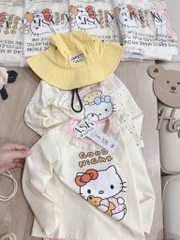SET 2 BỘ DÀI MÈO HELLO KITTY TONE BE BÉ GÁI SẴN (SALE 99k)