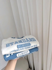 SET 2 BỘ DÀI NỈ HÀN STANDARD TRẮNG PHỐI XANH BÉ TRAI