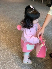 ÁO GIÓ LAMB DONNE MÀU HỒNG BÉ GÁI