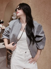 ÁO DẠ Z.R 2 LỚP CHUN GẤU NỮ