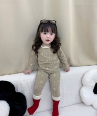 SET 2 BỘ DÀI GIỮ NHIỆT TONE HÀN BÉ GÁI