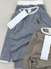 SET BỘ DÀI COTTON THÊU GẤU WHO BÉ TRAI