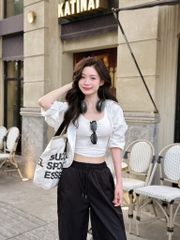 QUẦN SUÔNG BAGGY KAKI LỤA 4M NỮ NEW SẴN