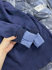 SET ÁO DÀI TAY CỔ SƠ MI PHỐI CHÂN VÁY A XOÈ NỮ THU ĐÔNG SẴN