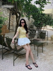 ÁO TĂM LEN CỔ BẺ SIÊU XINH SẴN