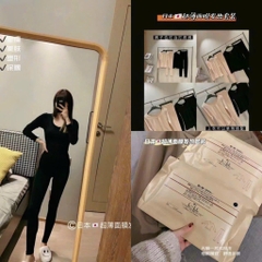 BỘ DÀI GIỮ NHIỆT NỮ MUJI TÚI GIẤY QUẢNG CHÂU NỮ THU ĐÔNG