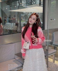 ÁO LEN CARDIGAN TRÁM HỒNG - BE - ĐEN ( XẢ 79k)