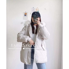 ÁO PHAO BÉO MŨ LÔNG 2 MÀU NỮ( XẢ 179k)