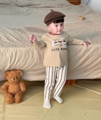 SET 2 BỘ DÀI COTTON CUTE PUPPY SIÊU CƯNG BÉ TRAI