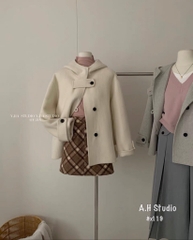 ÁO KHOÁC DẠ LEN ÉP DÁNG RỘNG SIÊU HOT