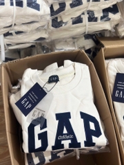 ÁO GAP XUẤT 2 MÀY XANH THAN TRẮNG NỮ SẴN