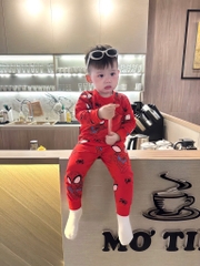 SET 2 BỘ NGỦ DÀI MARVEL SPIDER-MAN BE ĐỎ BÉ TRAI