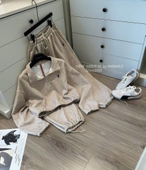 SET BỘ DÀI NỈ THÊU NGỰA 3 MÀU NỮ THU ĐÔNG