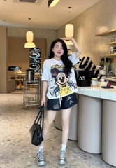 SET ÁO THUN GIẤY MICKEY KÈM QUẦN ĐÙI NỮ