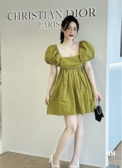 VÁY XANH LI NGỰC NƠ SAU