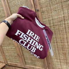SET ÁO ĐỎ FISHING CLUB PHỐI QUẦN XÁM NỮ THU ĐÔNG