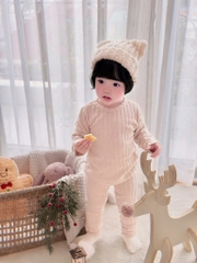 SET 2 BỘ LEN TĂM ĐŨA BÉ GÁI