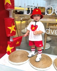 SET CỘC VIỆT NAM QUẦN ĐỎ SIÊU XINH BÉ TRAI
