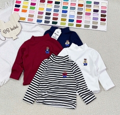SET 4 ÁO ZIP GẤU SIÊU XINH BÉ TRAI