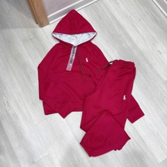 SET BỘ NỈ HAI DA MŨ 2 LỚP 2 MÀU NỮ THU ĐÔNG SẴN