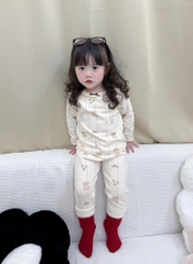 SET 2 BỘ DÀI GIỮ NHIỆT TONE HÀN BÉ GÁI