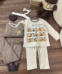 SET 2 BỘ DÀI CAPY BARA NÂU BE BÉ GÁI BÉ TRAI(XẢ 119k)