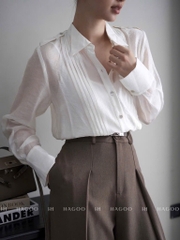 ÁO SƠ MI GU TƠ LY CÁ VAI CÚC TRAI NỮ