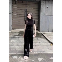 SET BỘ NHUNG THÊU DIOR NỮ THU ĐÔNG SẴN