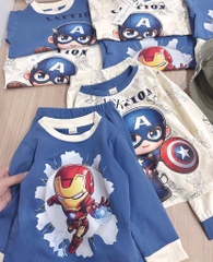 SET 2 BỘ DÀI IRONMAN CAPTION SIÊU NGẦU BÉ TRAI