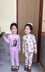 SET 2 BỘ COTTON LABUBUTHU ĐÔNG  BÉ GÁI (sale 79k)