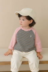 SET 3 ÁO NGỰA PHỐI MÀU DÀI TAY BÉ GÁI SẴN