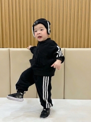 SET BỘ DÀI ĐEN SỌC TRẮNG BÉ TRAI