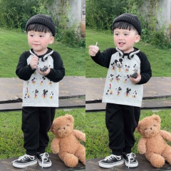 BỘ DÀI ÁO COTTON QUẦN CHÂN CUA MICKEY BÉ TRAI (SALE 59k)