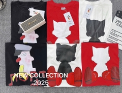 ÁO COTTON MÈO ĐI HIA CỘC TAY NỮ SẴN