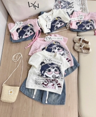 SET ÁO REN JEAN LỬNG BÉ GÁI (XẢ 69k)