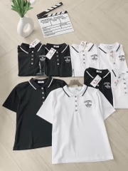 ÁO POLO CHANEL CỘC TAY CỔ BO CÚC ĐỒNG NỮ SẴN