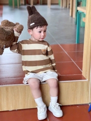 SET 3 ÁO DÀI TAY TONE BE HÀN XẺNG BÉ TRAI