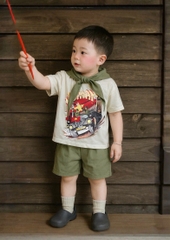 SET CỘC BỘ ĐỘI VIỆT NAM KÈM KHĂN QUÀNG BÉ TRAI