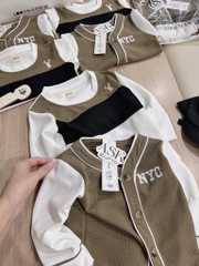 SET 2 BỘ DÀI TỔ ONG TONE XANH ĐEN BÉ TRAI SẴN(SALE 109k)