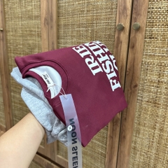 SET ÁO ĐỎ FISHING CLUB PHỐI QUẦN XÁM NỮ THU ĐÔNG