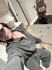 SET BỘ DÀI NỈ THÊU NGỰA 3 MÀU NỮ THU ĐÔNG