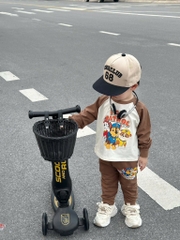 SET 2 BỘ DÀI PAW PATRAL TONE NÂU KẺ BÉ TRAI