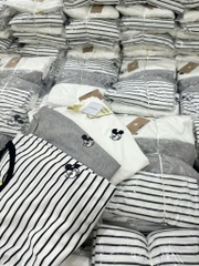 SET 3 ÁO ZIP DÀI TAY THÊU MICKEY NỮ THU ĐÔNG SẴN