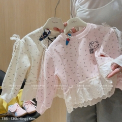 BỘ NỈ PHỐI REN BÉ GÁI