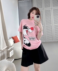 ÁO PHÔNG IN 2 MẶT SÓC LOONEY NỮ